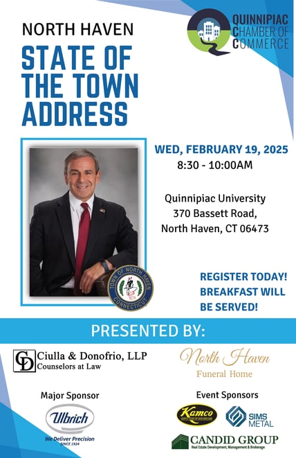 2025 First Selectman State of the Town Address Flyer