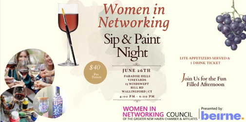 Women in Networking Sip & Paint Night